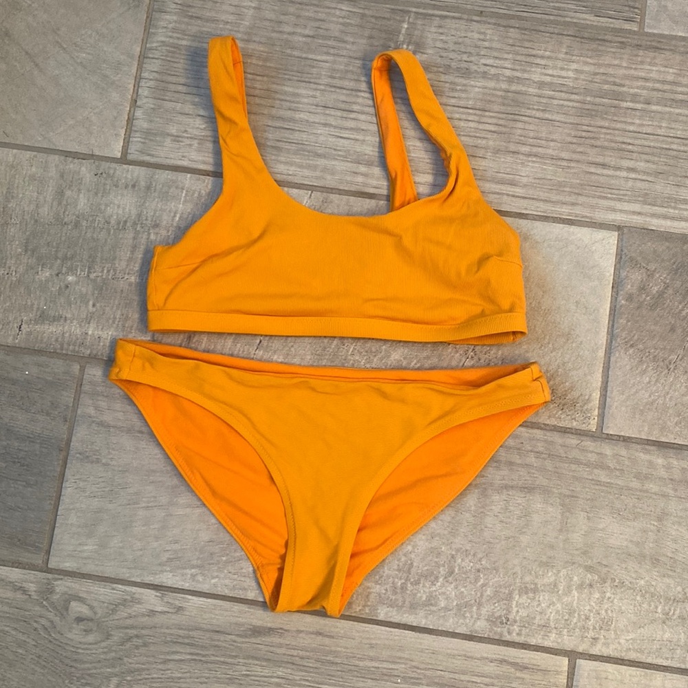 Athleta Orange Bikini